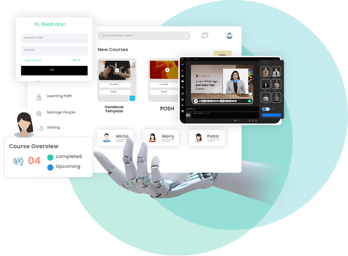Built in Course Authoring Tool to Craft Engaging Courses img
